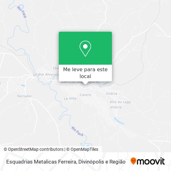 Esquadrias Metalicas Ferreira mapa