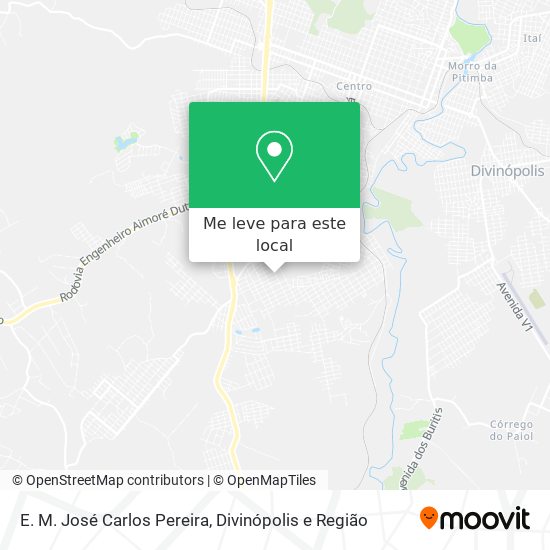 E. M. José Carlos Pereira mapa