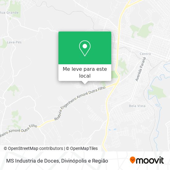 MS Industria de Doces mapa