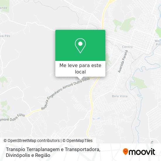 Transpio Terraplanagem e Transportadora mapa