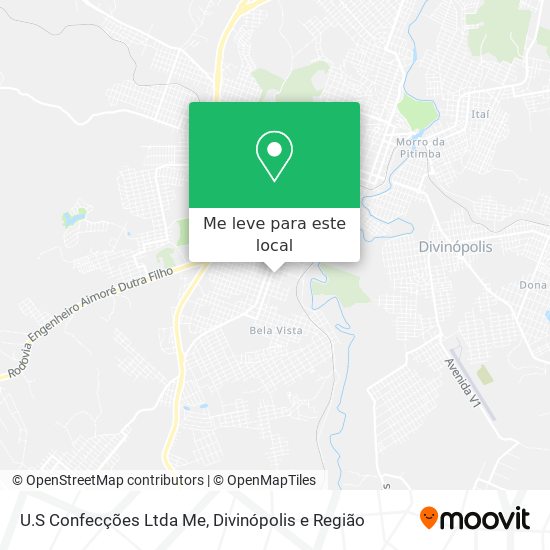 U.S Confecções Ltda Me mapa