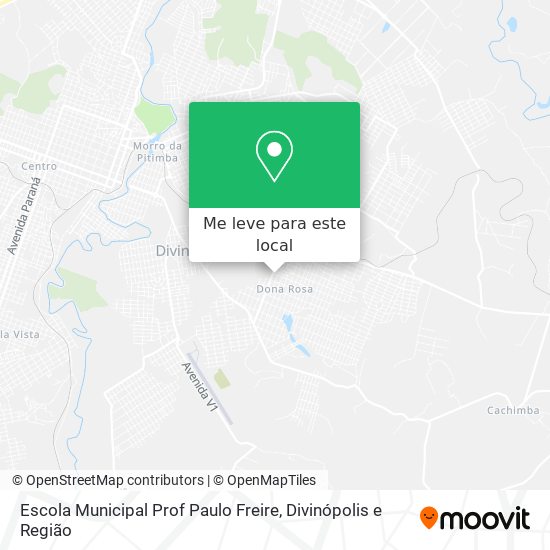Escola Municipal Prof Paulo Freire mapa