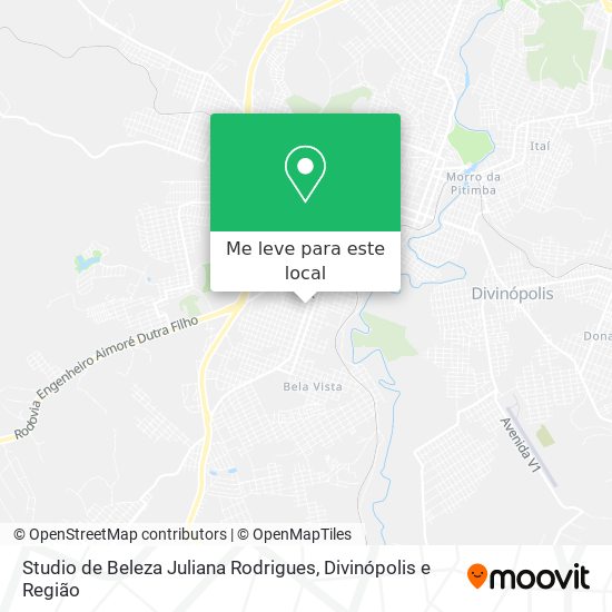 Studio de Beleza Juliana Rodrigues mapa