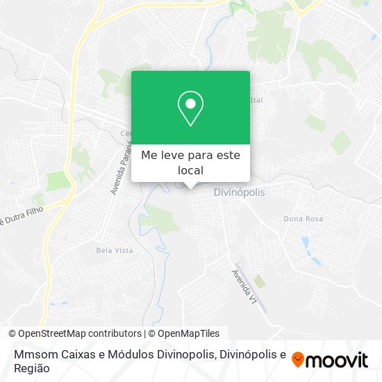 Mmsom Caixas e Módulos Divinopolis mapa