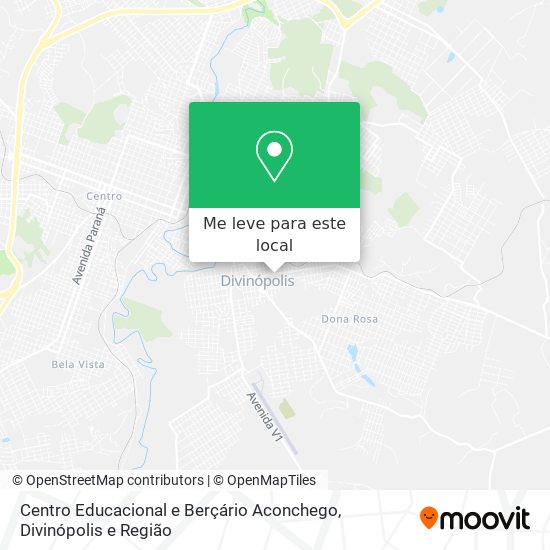 Centro Educacional e Berçário Aconchego mapa