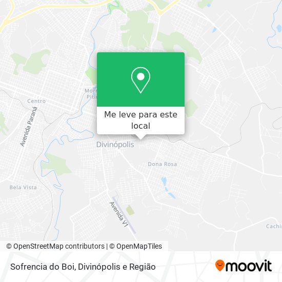 Sofrencia do Boi mapa