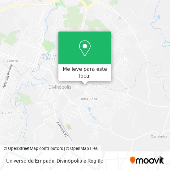 Universo da Empada mapa