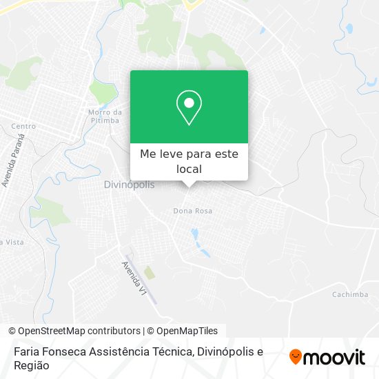 Faria Fonseca Assistência Técnica mapa