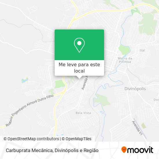 Carbuprata Mecânica mapa