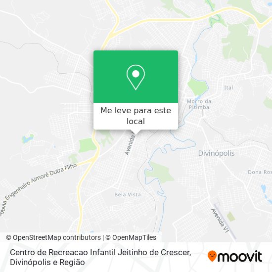 Centro de Recreacao Infantil Jeitinho de Crescer mapa