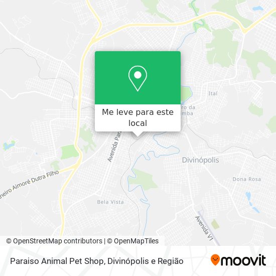 Paraiso Animal Pet Shop mapa