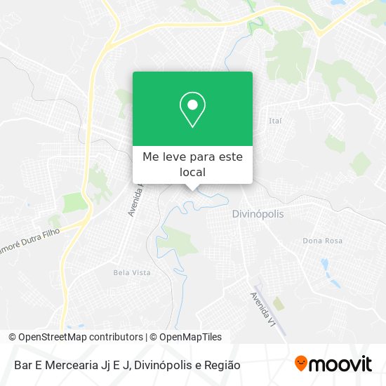 Bar E Mercearia Jj E J mapa