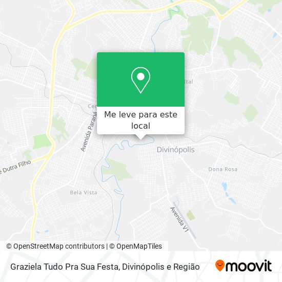 Graziela Tudo Pra Sua Festa mapa
