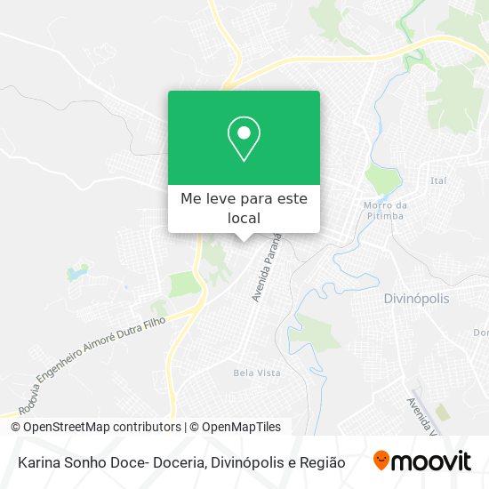 Karina Sonho Doce- Doceria mapa