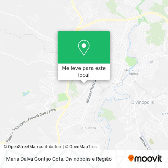 Maria Dalva Gontijo Cota mapa