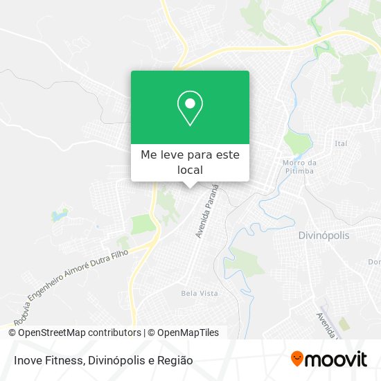 Inove Fitness mapa