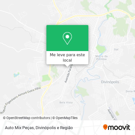 Auto Mix Peças mapa