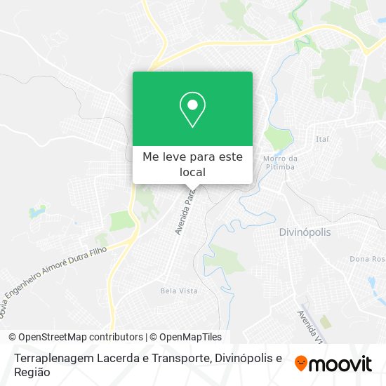 Terraplenagem Lacerda e Transporte mapa