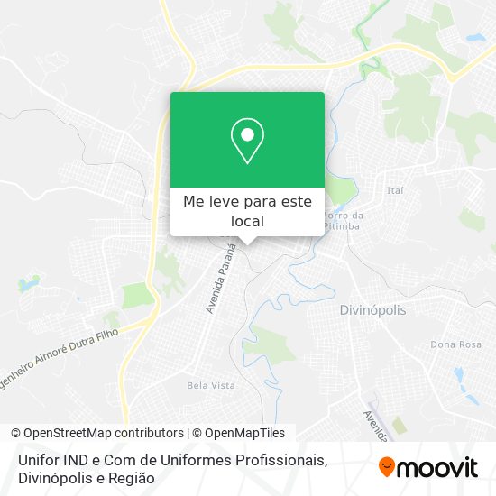 Unifor IND e Com de Uniformes Profissionais mapa