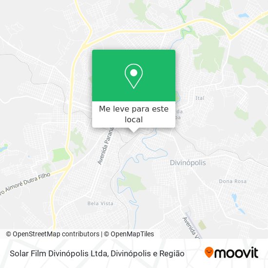 Solar Film Divinópolis Ltda mapa