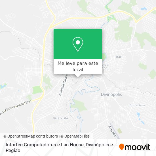 Infortec Computadores e Lan House mapa
