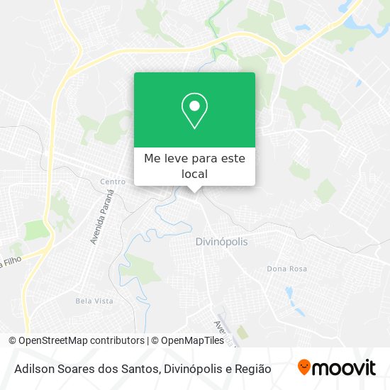 Adilson Soares dos Santos mapa