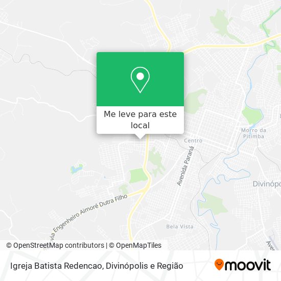 Igreja Batista Redencao mapa