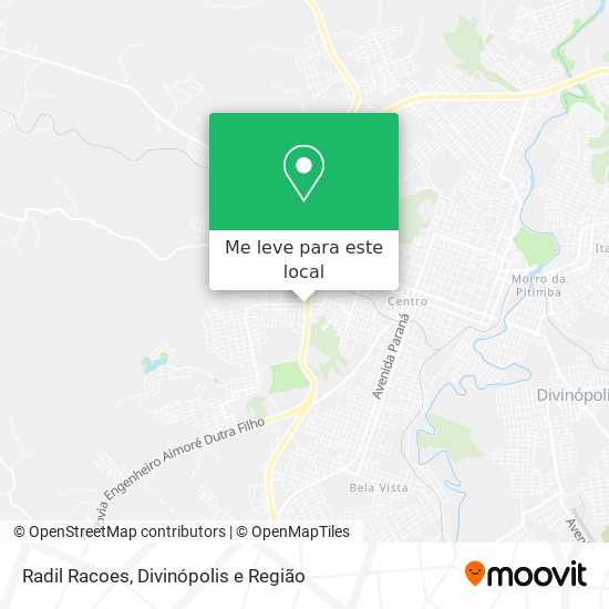 Radil Racoes mapa