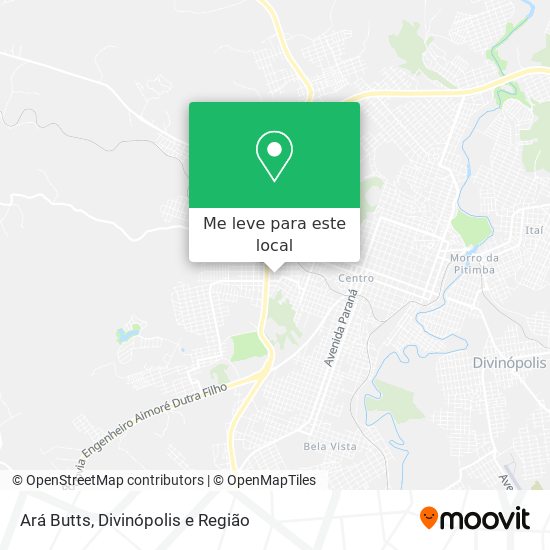 Ará Butts mapa