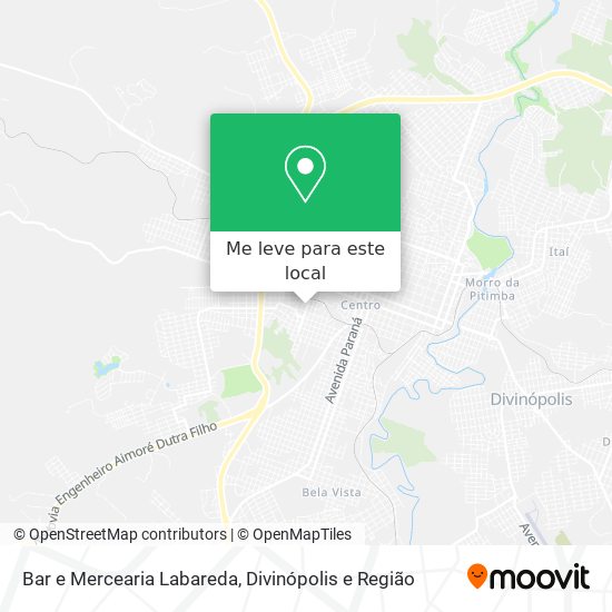 Bar e Mercearia Labareda mapa