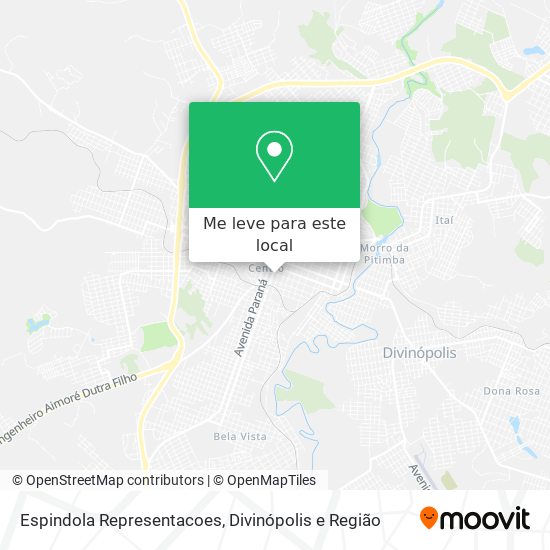 Espindola Representacoes mapa