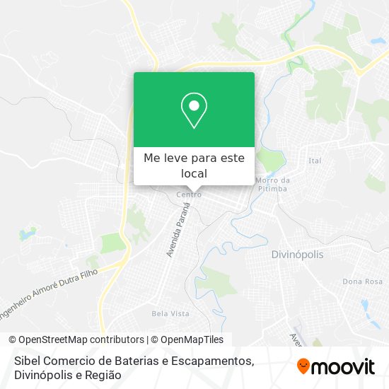 Sibel Comercio de Baterias e Escapamentos mapa