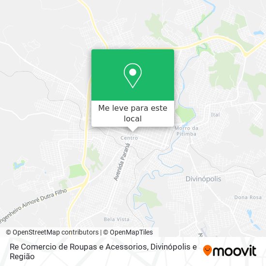 Re Comercio de Roupas e Acessorios mapa