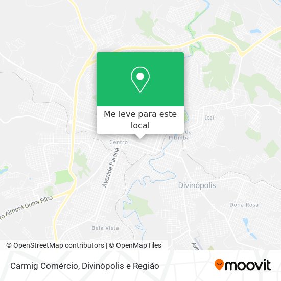 Carmig Comércio mapa