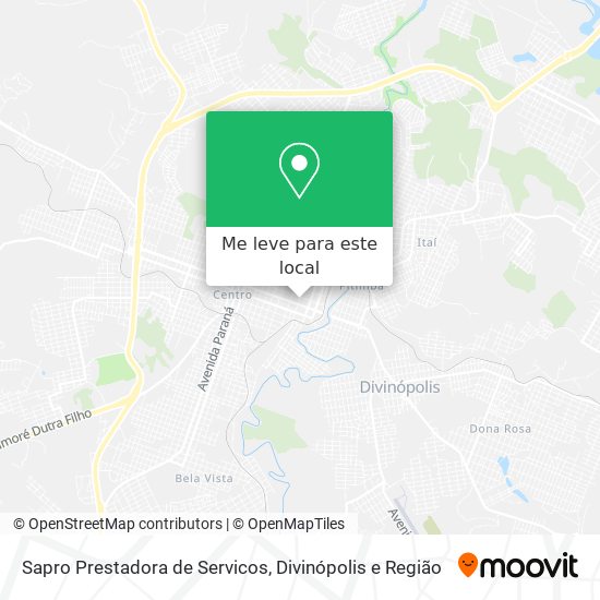 Sapro Prestadora de Servicos mapa