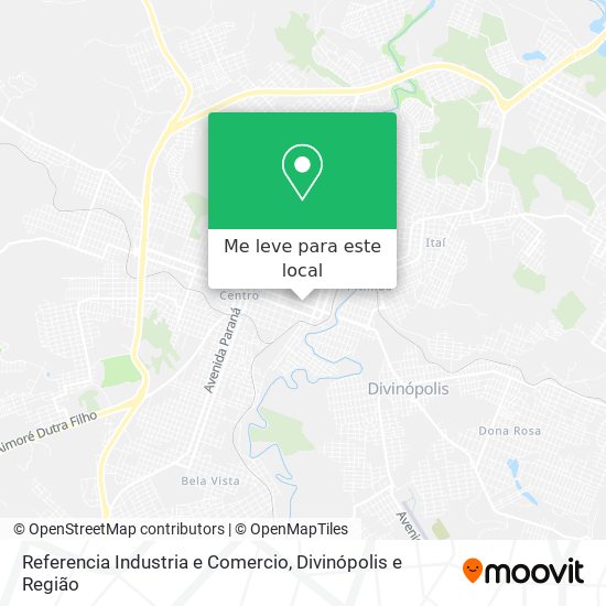 Referencia Industria e Comercio mapa