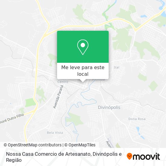 Nossa Casa Comercio de Artesanato mapa