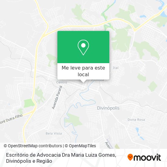 Escritório de Advocacia Dra Maria Luiza Gomes mapa