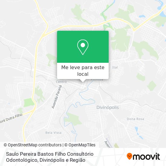 Saulo Pereira Bastos Filho Consultório Odontológico mapa