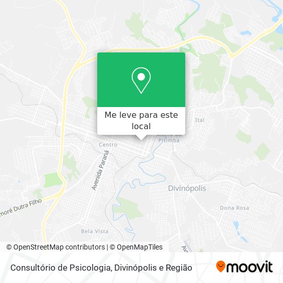 Consultório de Psicologia mapa