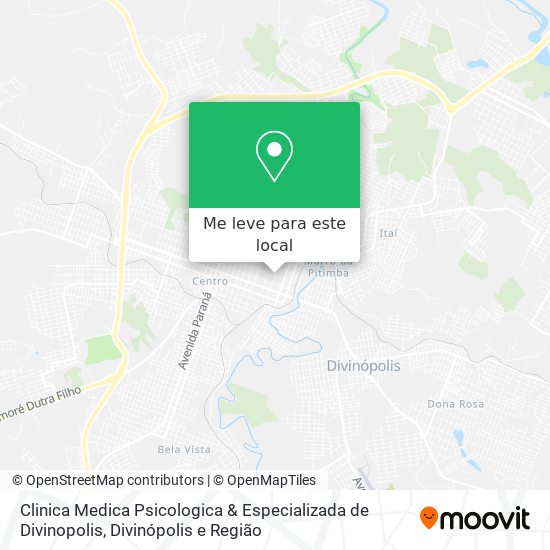 Clinica Medica Psicologica & Especializada de Divinopolis mapa