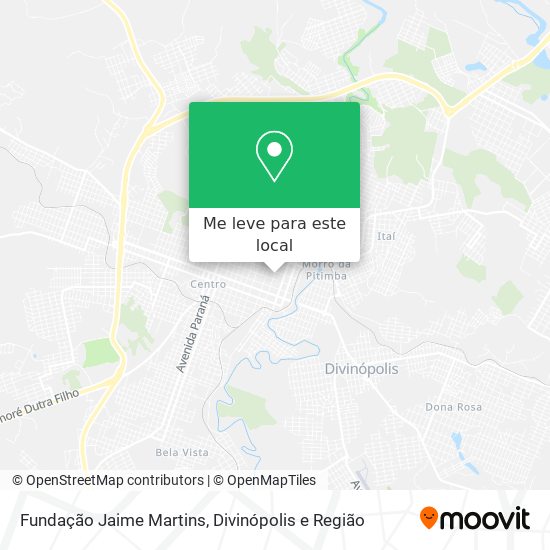 Fundação Jaime Martins mapa
