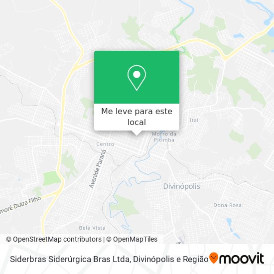 Siderbras Siderúrgica Bras Ltda mapa