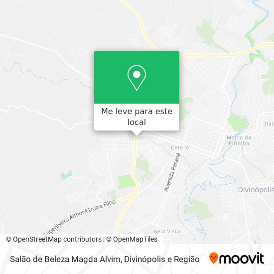 Salão de Beleza Magda Alvim mapa