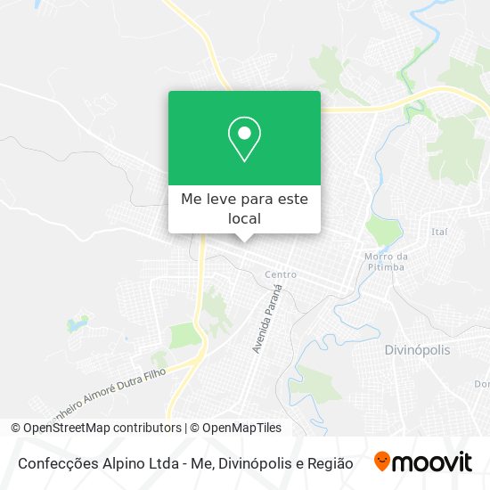 Confecções Alpino Ltda - Me mapa