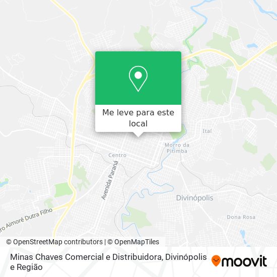 Minas Chaves Comercial e Distribuidora mapa
