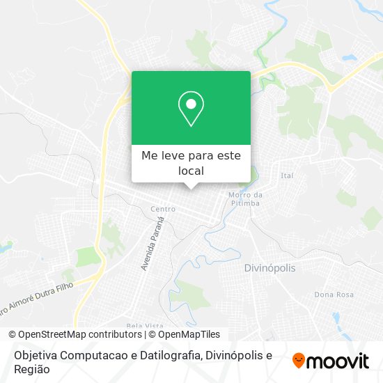 Objetiva Computacao e Datilografia mapa