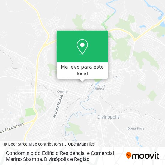 Condominio do Edificio Residencial e Comercial Marino Sbampa mapa