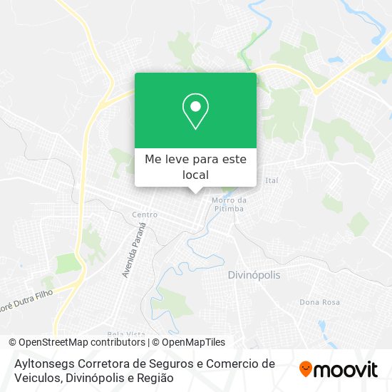 Ayltonsegs Corretora de Seguros e Comercio de Veiculos mapa