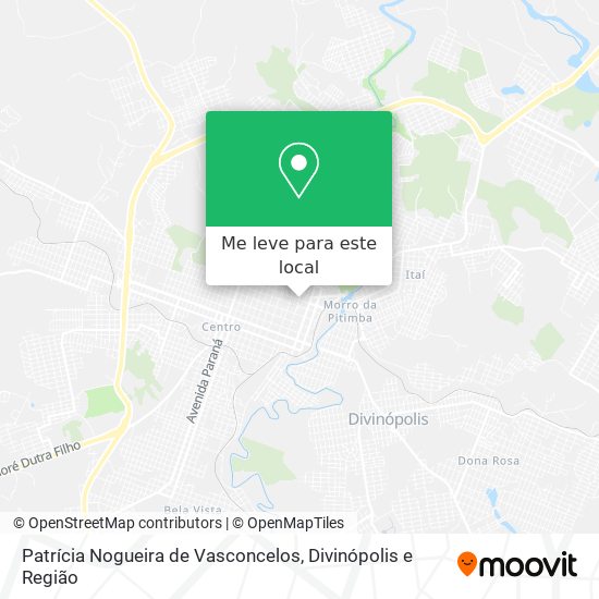 Patrícia Nogueira de Vasconcelos mapa